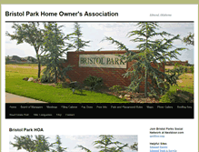 Tablet Screenshot of bristolpark.org