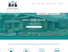 Tablet Screenshot of bristolpark.net